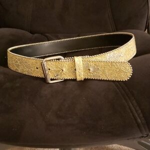 Tilt Gold Sparkle Belt